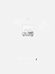 PEANUTS GANG BOX LOGO TEE-WHT